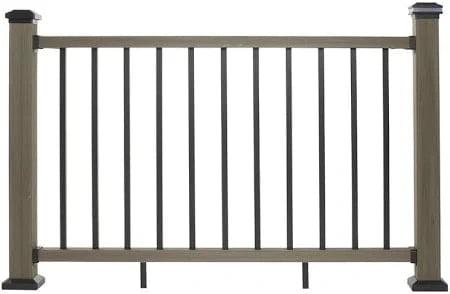 UltraShield Hybrid Composite Railing System | 1.8m Deck Balustrade Kit in 5 Colours